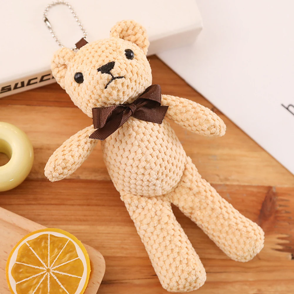 

Plush Teddy Bear Toy Doll Gifts Keychain Mini Ornamen PP Cotton Pendant Plush Toy Stuffed 16cm 1pc 100% Brand New