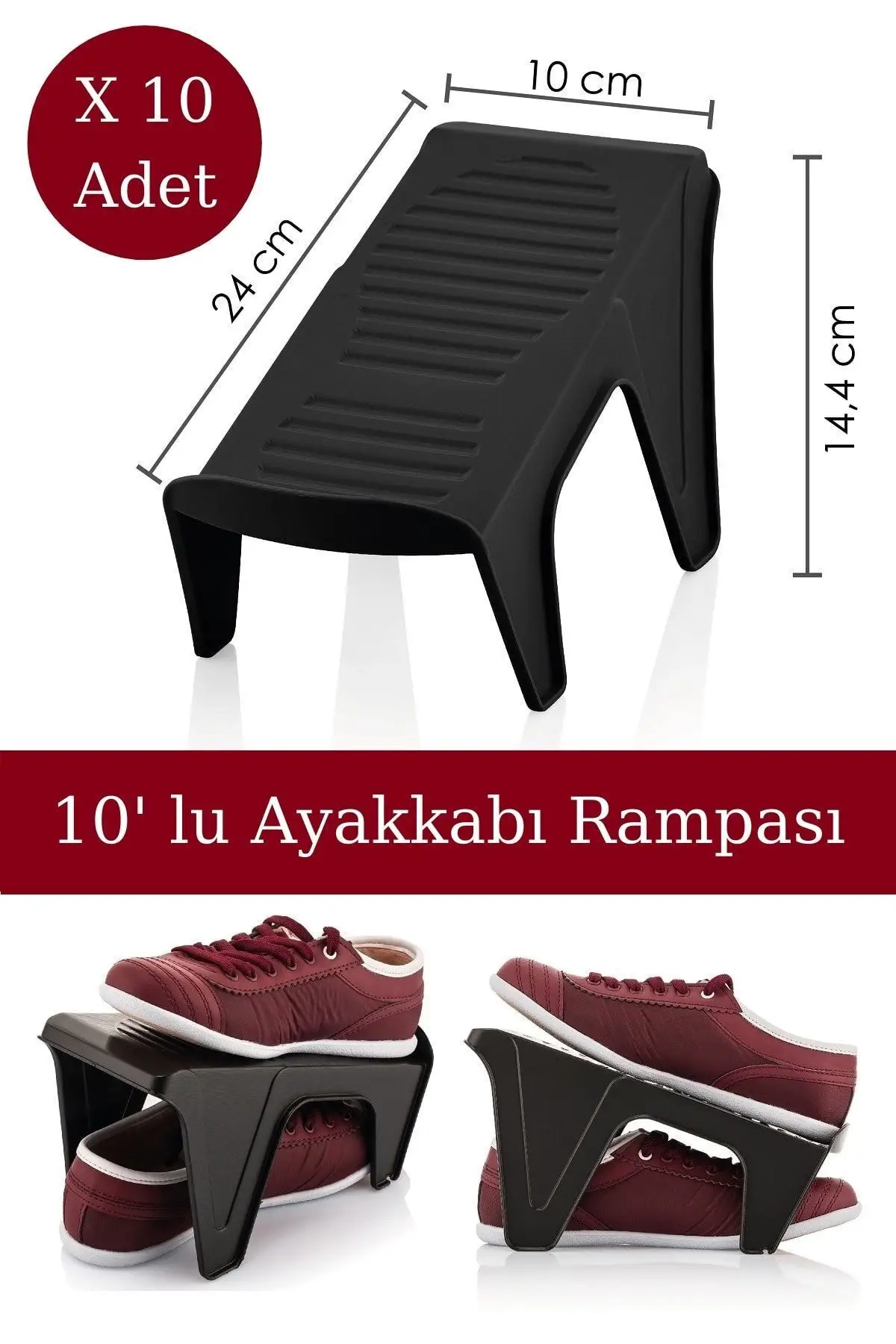 

10 'Lu Shoe Ramp Shoe Cabinet Organizer
