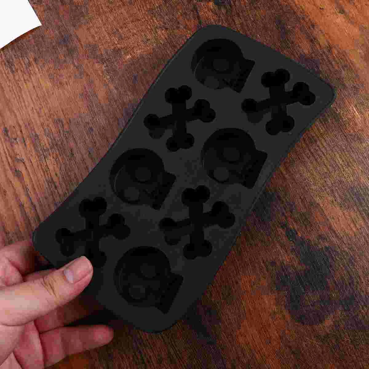 Хэллоуин кубики льда коктейльные формы череп De Para Gelatinas Maker изготовление лотка