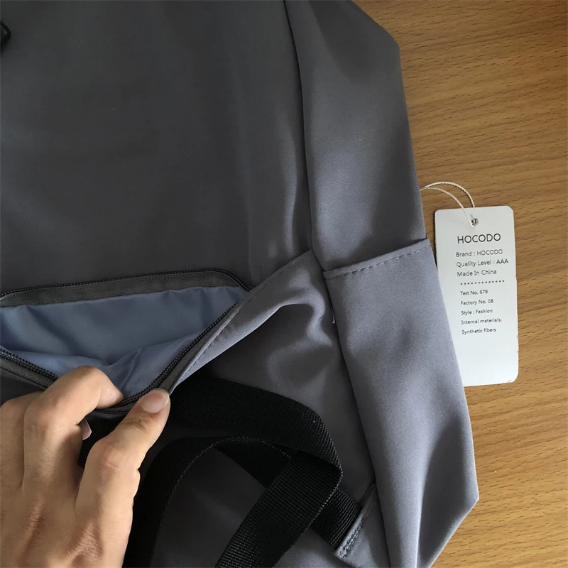 Школьный рюкзак HOCODO модный однотонный