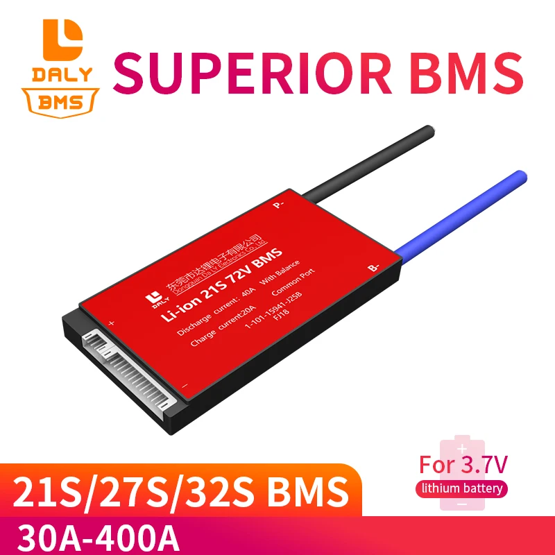 

Li-ion 32S 27S 21S Lithium Battery Protection Board BMS Used for Solar/electric Car/energy Storage/RV Battery /Photovoltaic
