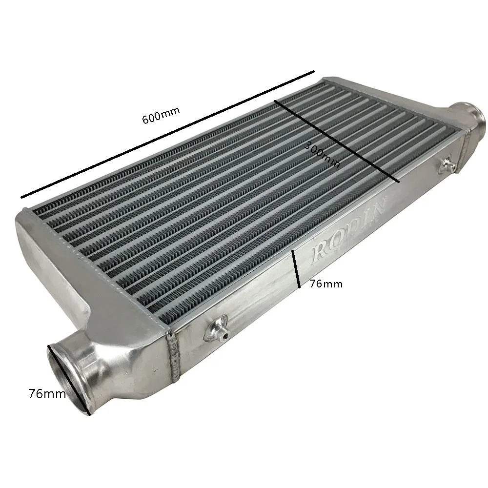 Универсальный турбоинтеркулер 600*300*76 мм и пластина наружный диаметр = 76