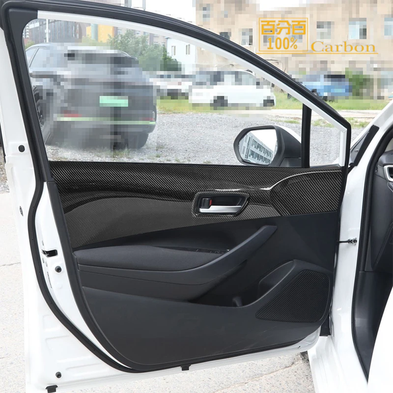 Настоящее углеродное волокно аксессуары для салона автомобиля накладка на