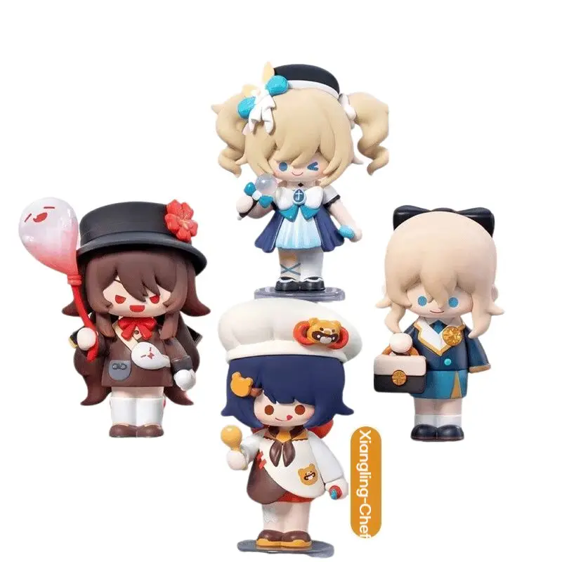 Фото Pop Mart Genshin Impact слепая коробка Cross Dressing Fantasy Theme Q Version Series Mystery Box Подарочная коллекция Гаражный комплект Орнамент №5