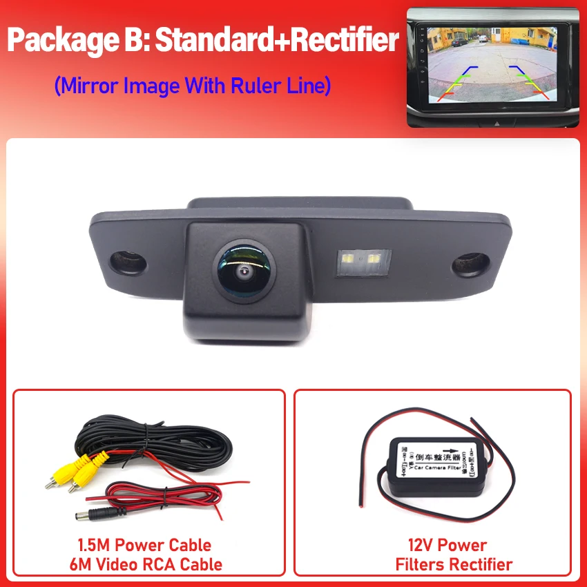 

Камера заднего вида HD, RCA для Kia Ceed SW ED 2006, 2007, 2008, 2009, 2010, 2011, 2012, камера резервного парковочного номерного знака