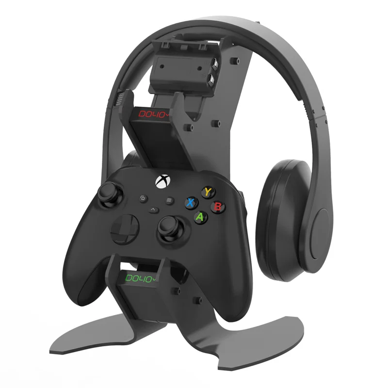 

Быстрая Двойная зарядная док-станция для игровой приставки X | S контроллер включает 2 перезаряжаемых аккумулятора 850 мАч подставка для гарни...