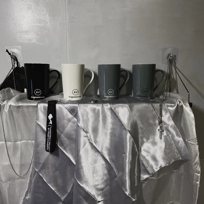 

Hiroshi Fujiwara lightning ceramic couple Mark milk cup coffee cup