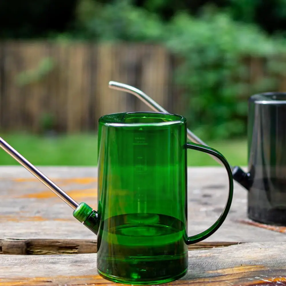

Long Mouth Plant Watering Can Plastic Transparent Durable Tools Pot Household Steel Gardening Sprinkling Flowers U0y4