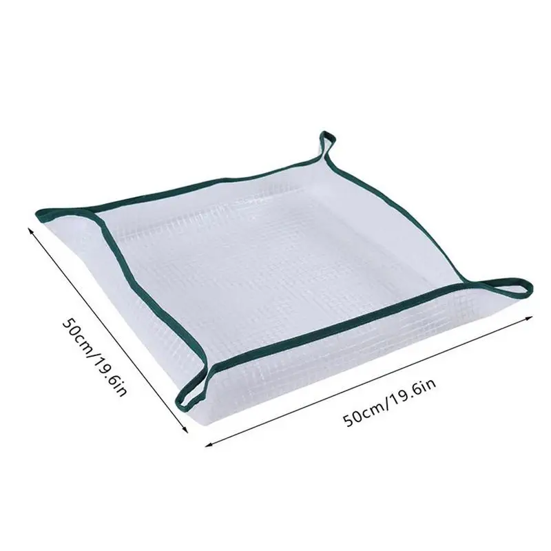 Repotting Mat Potting Planting Mat Portable Plant Pad Waterproof Foldable Potting Mat Gardening Rack Transplanting Mat Tools images - 6