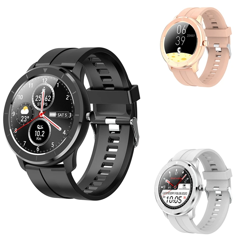 

Smart Watch Men IP68 Waterproof Full Contact Bluetooth Call Blood Pressure Heart Rate Fitness For Android IOS Apple