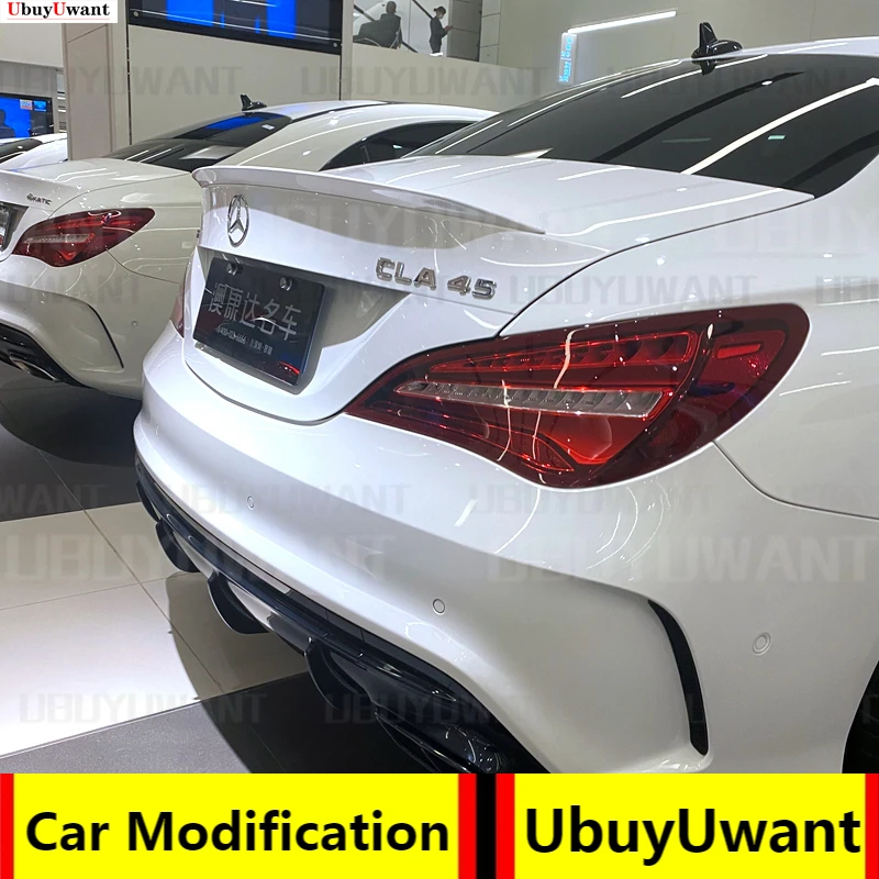 

Для Mercedes Benz CLA 2016-2019 ABS пластиковый эффективный багажник Highkick спойлер багажника КРЫЛО автомобильные внешние аксессуары