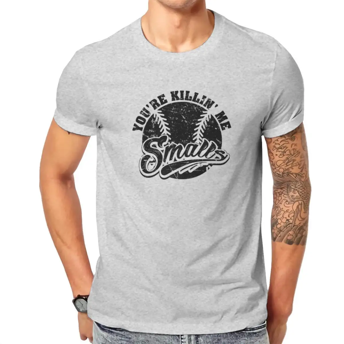

Wholesale Cool You re Killin Me Smalls T Shirt For Softball Mens T-Shirt Punk Gothic Streetwear Woman 100692
