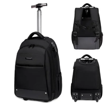 Дорожный рюкзак на колесиках для мужчин и женщин сумка чемодана ноутбука