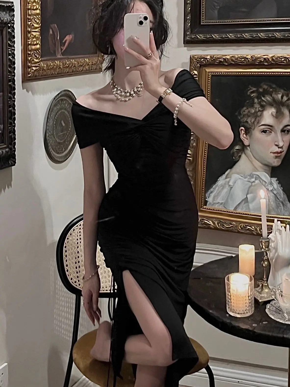 Летнее элегантное платье с открытыми плечами миди для женщин пикантные Выходные