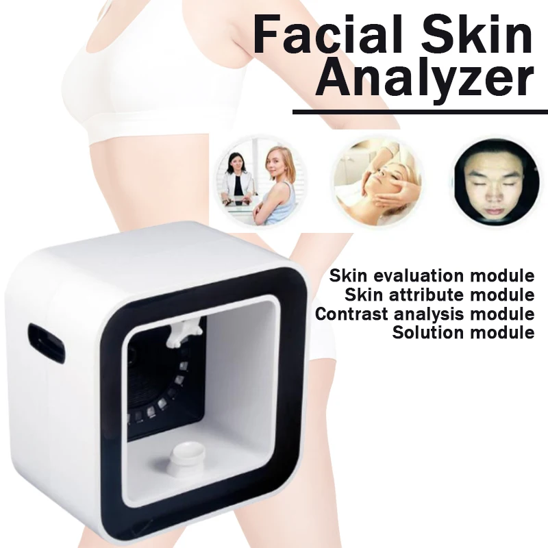 

Skin Diagnosis Facial Analyzer Machine Digital Moisture Detector With 15" Inch Touch Screen For Beauty Salon Spa Home