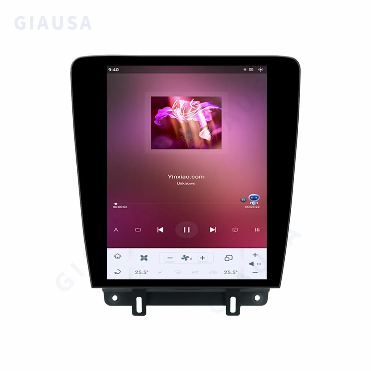 Автомобильный GPS-навигатор Tesla style Android 13 8 + 256 ГБ для Ford Mustang GT 2010-2014 головное