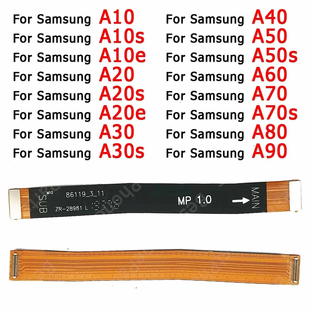 

Mainboard Main Board Flex Cable For Samsung Galaxy A10 A10s A10e A20 A20s A20e A30 A30s A40 A50 A50s A70 A70s A80 Motherboard