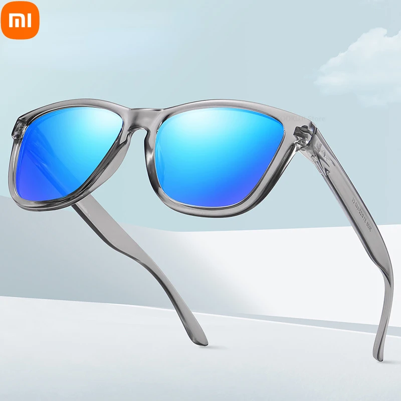

Солнцезащитные очки Xiaomi унисекс, винтажные поляризационные, квадратной формы, от известного бренда, Ретро стиль