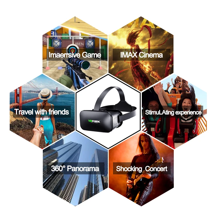 3d-гарнитура виртуальной реальности умные очки шлем для смартфонов бинокль