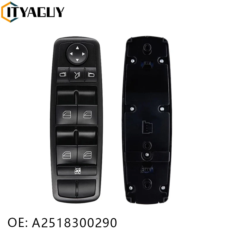 

2518300290 автомобильный переключатель стеклоподъемника для Benz W164 GL320 GL350 GL450 ML320 ML350 ML450 R320 R350 A2518300290