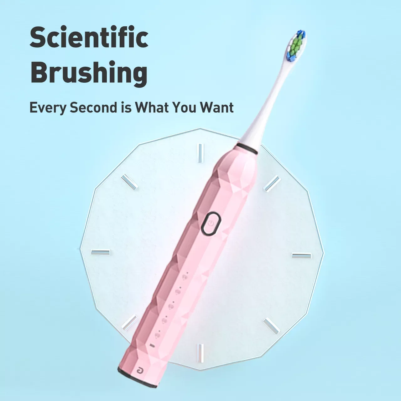 Sonic Electric Toothbrush Washable Whitening Adult Timer Brush 5 Modes USB Charger Rechargeable Tooth Brushes Replacement Heads enlarge