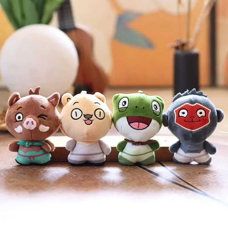 Фото Милая подвеска Moe Little Mountain Monster, плюшевая игрушка, кукла, сумка-свинья, очаровательный брелок, кукла №2