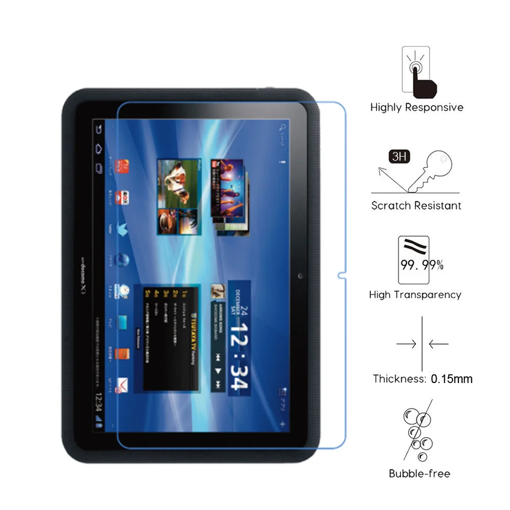 

3pcs Nano Explosion-proof Screen Protector For Fujitsu ARROWS Tab LTE F-01D M555/KA4 10.1inch Anti-Scratch PET Film Not Glass