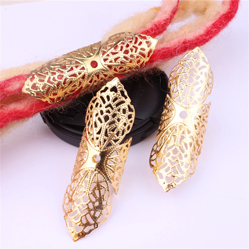 

3pcs/Set Hollow Flowers Hair Clips for Women Vintage Metal Open Hair Clip Spiral Hairpin Ladies Braids Hair Accessories Jewelry