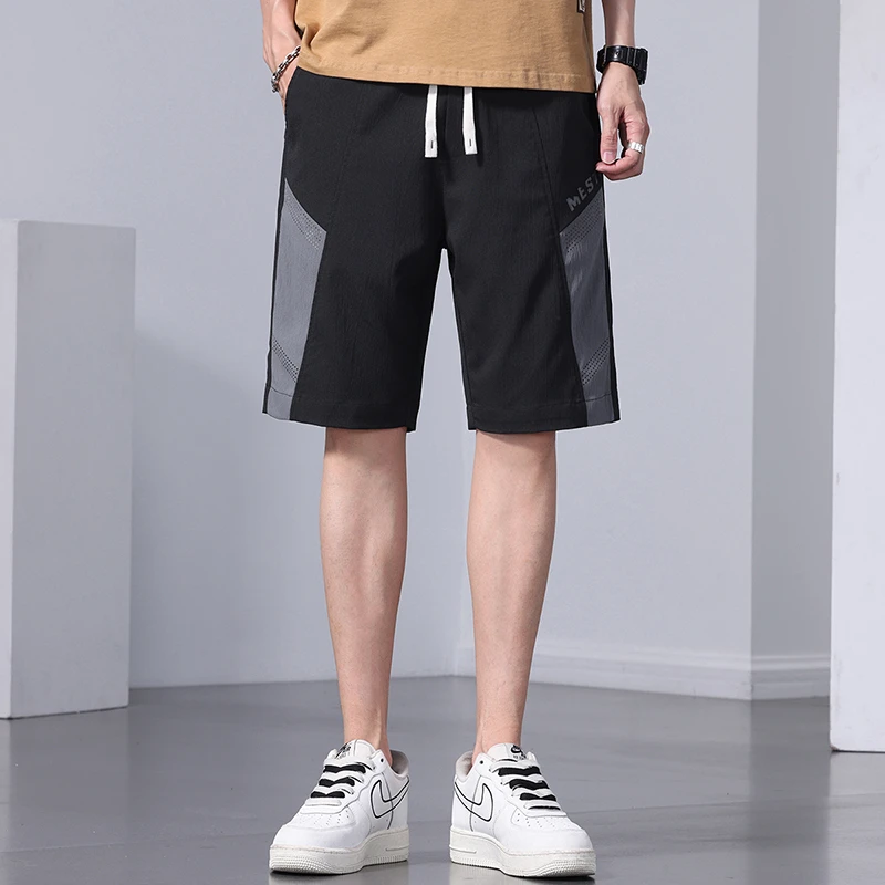 Шорты мужские летние из вискозы тонкие быстросохнущие модные брендовые