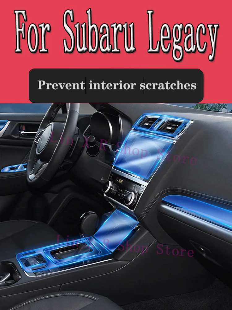 

For Subaru Legacy 2016-2020 Gearbox Panel Navigation Automotive Interior Screen TPU Protective Film Cover Anti-Scratch Sticker