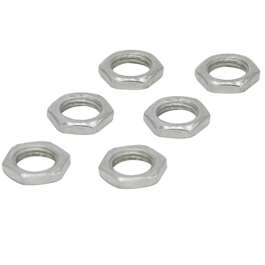 

60 шт. M10 M10 * 0,75*3 m10x0, 75x3 ID * шаг * толщина белое цинкование оцинкованная углеродистая сталь тонкая резьба Шестигранная тонкая гайка