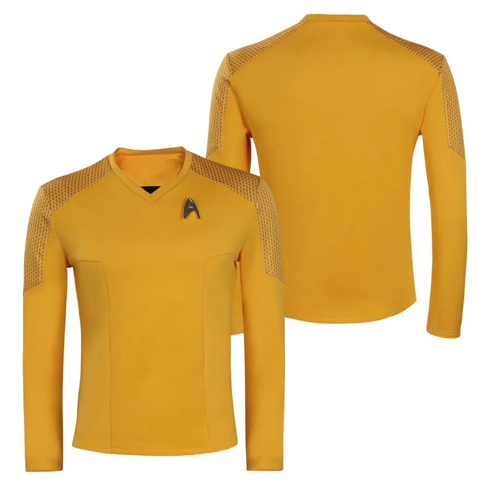 

Trek Christopher Pikel Cosplay Costume Coat Badge Outfits Halloween Carnival Suit