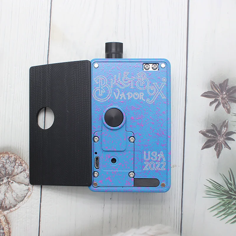 2022 SXK Billet box 60w 70w mod kit with DNA 60 chip USB port rev.4 Device Blue pink color electronic cigarette box mod vape kit