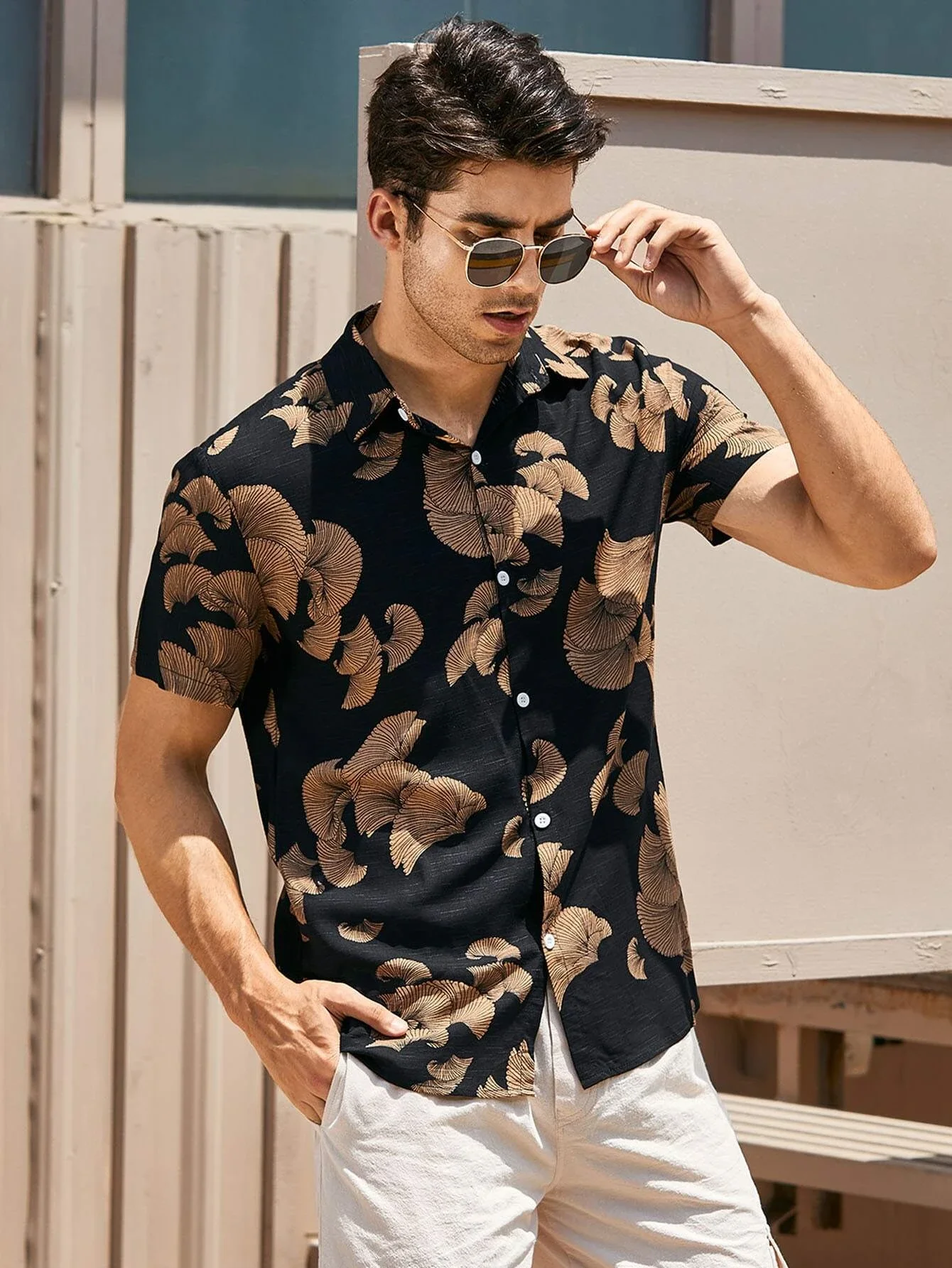 

t shirt for men Random Allover Print Shirt