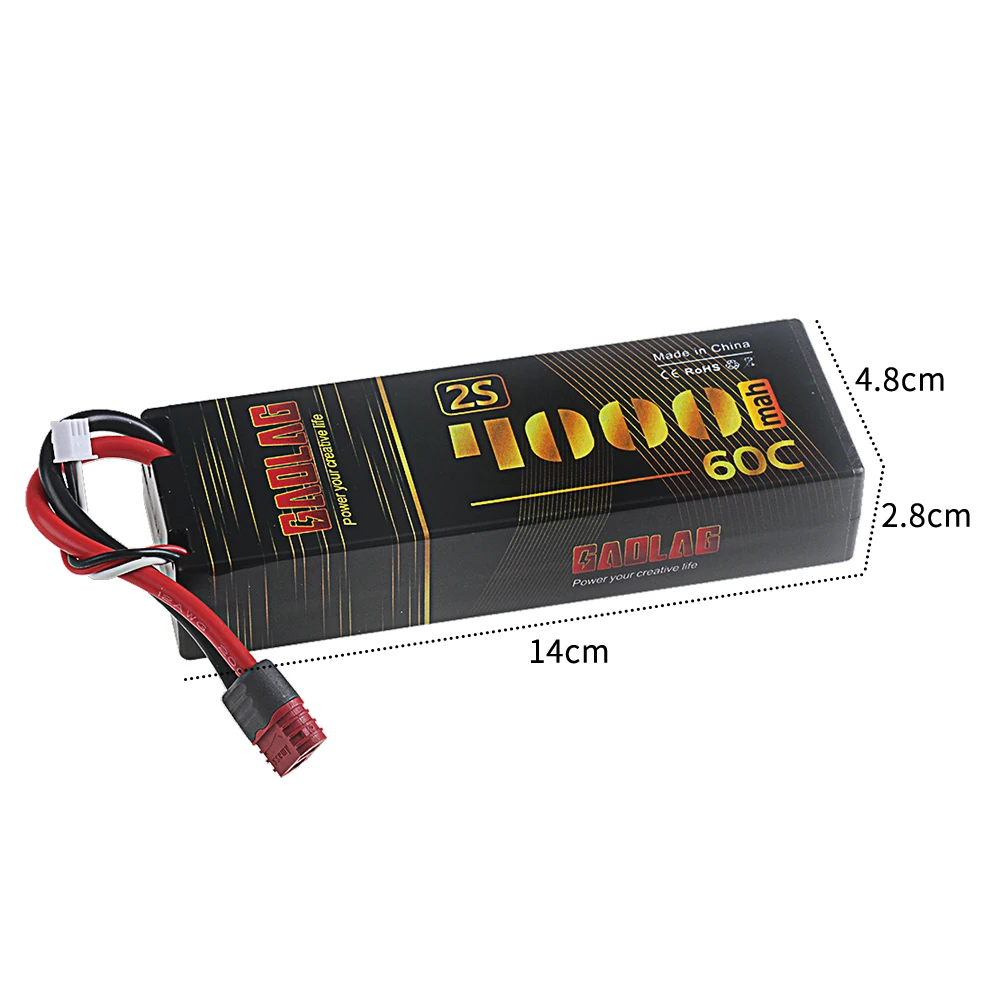 Фото Аккумуляторы LiPo 2S 3S 4S 2500мАч 3500мАч 4000мАч 5000мАч 6000мАч 8000мАч 7.4В 11.1В 14.8В в жестком корпусе с разъемом T XT60 для радиоуправляемых моделей №3