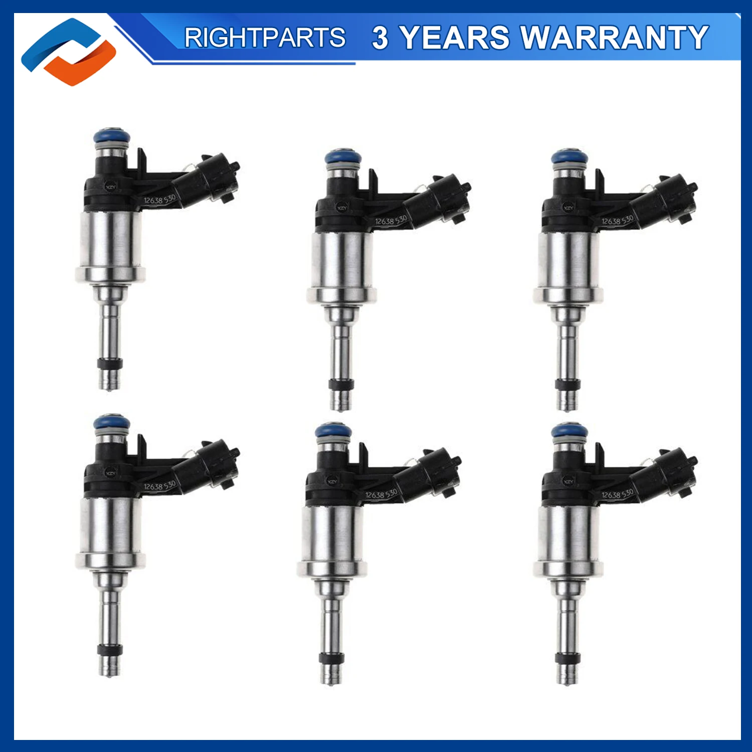 

Новые топливные инжекторы 6X 12632255 для Chevrolet подачи 2009-2011/GMC надлежащего качества 12638530 л V6 12669384 0261500056