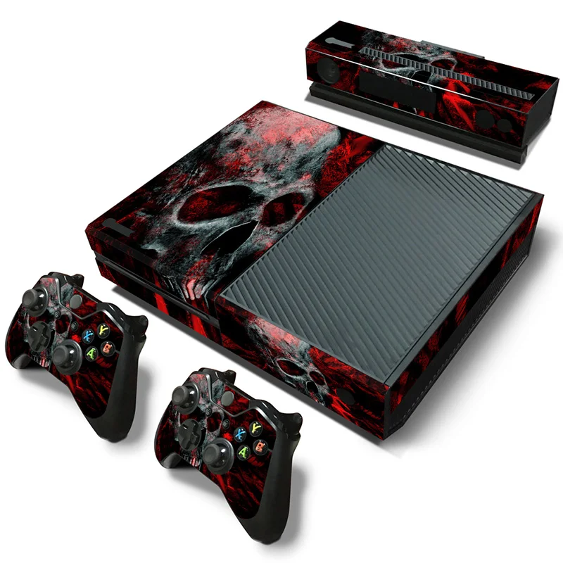 Персонализированная защитная виниловая наклейка с черепом на поверхность для XBOX