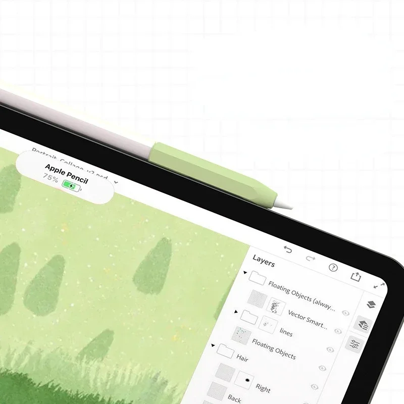 Нескользящий чехол Jelly для Apple Pencil 2-го поколения защитный iPad чехол-карандаш Pen