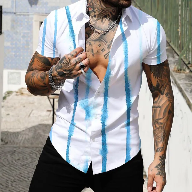 mens short sleeve shirts casual