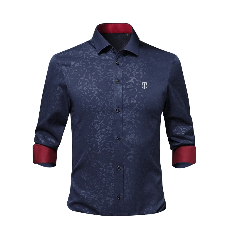 

Camisa Social Dos Homens Masculino de Negócios Clássicos imprimiram 2022 masculino