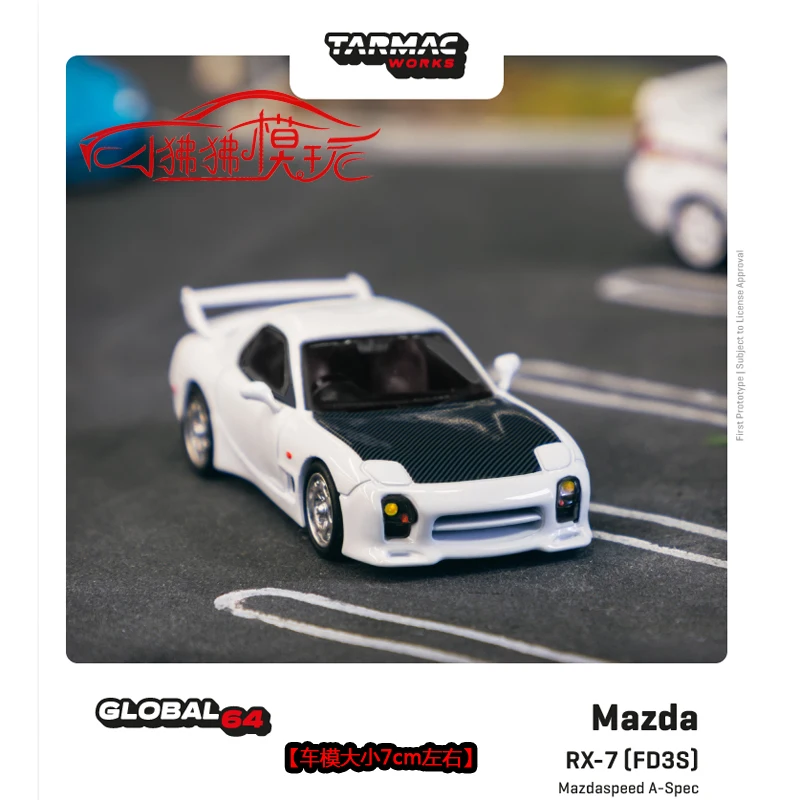 

TW Tarmac работает 1:64 Mazda RX-7 FD3S модель автомобиля Mazdaspeed A-Spec