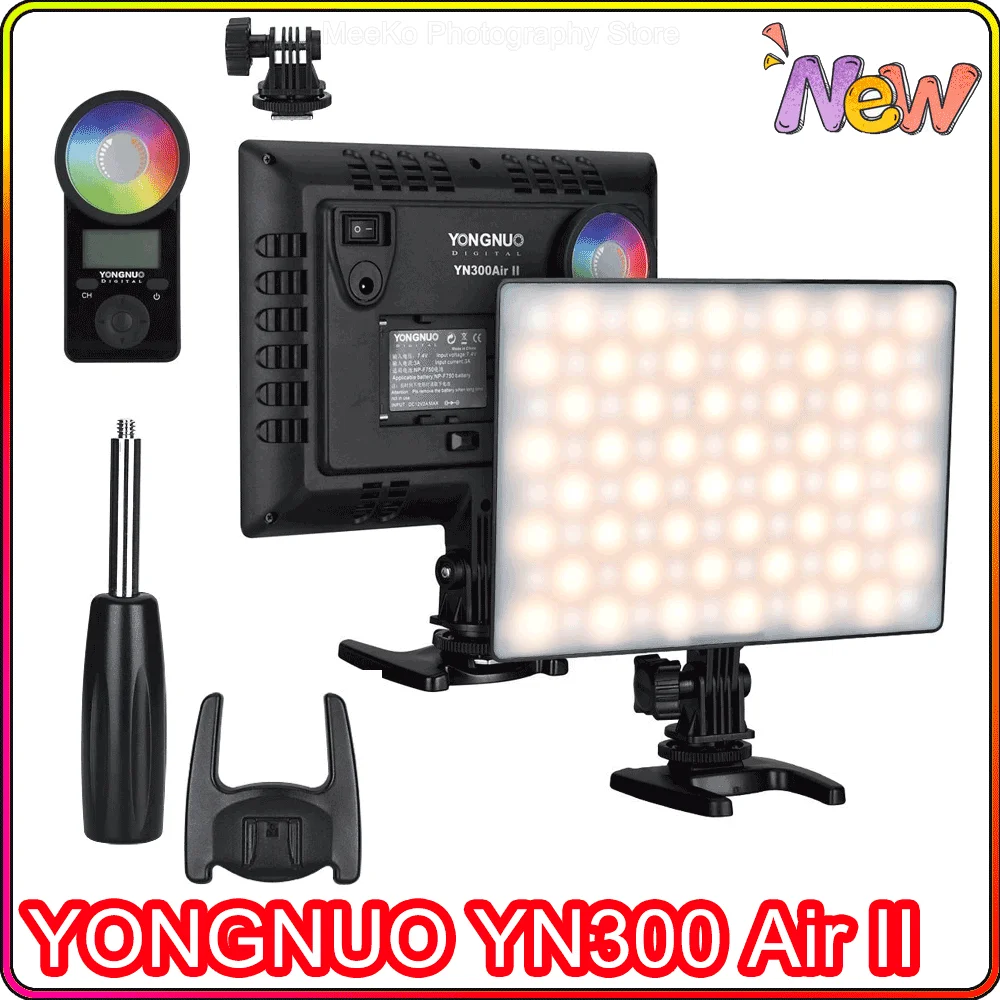 

YONGNUO YN300 Air II Remote Photography Led Fill Light Rgb Full-color Light And Thin Camera Live Outdoor Shooting Soft Light