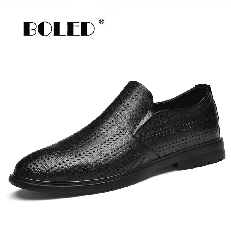 

Natural Leather Men Dress Shoes Comfort Business Oxfords Shoe Spring Autumn Handmade Shoes Male Office Wedding Shoes Men