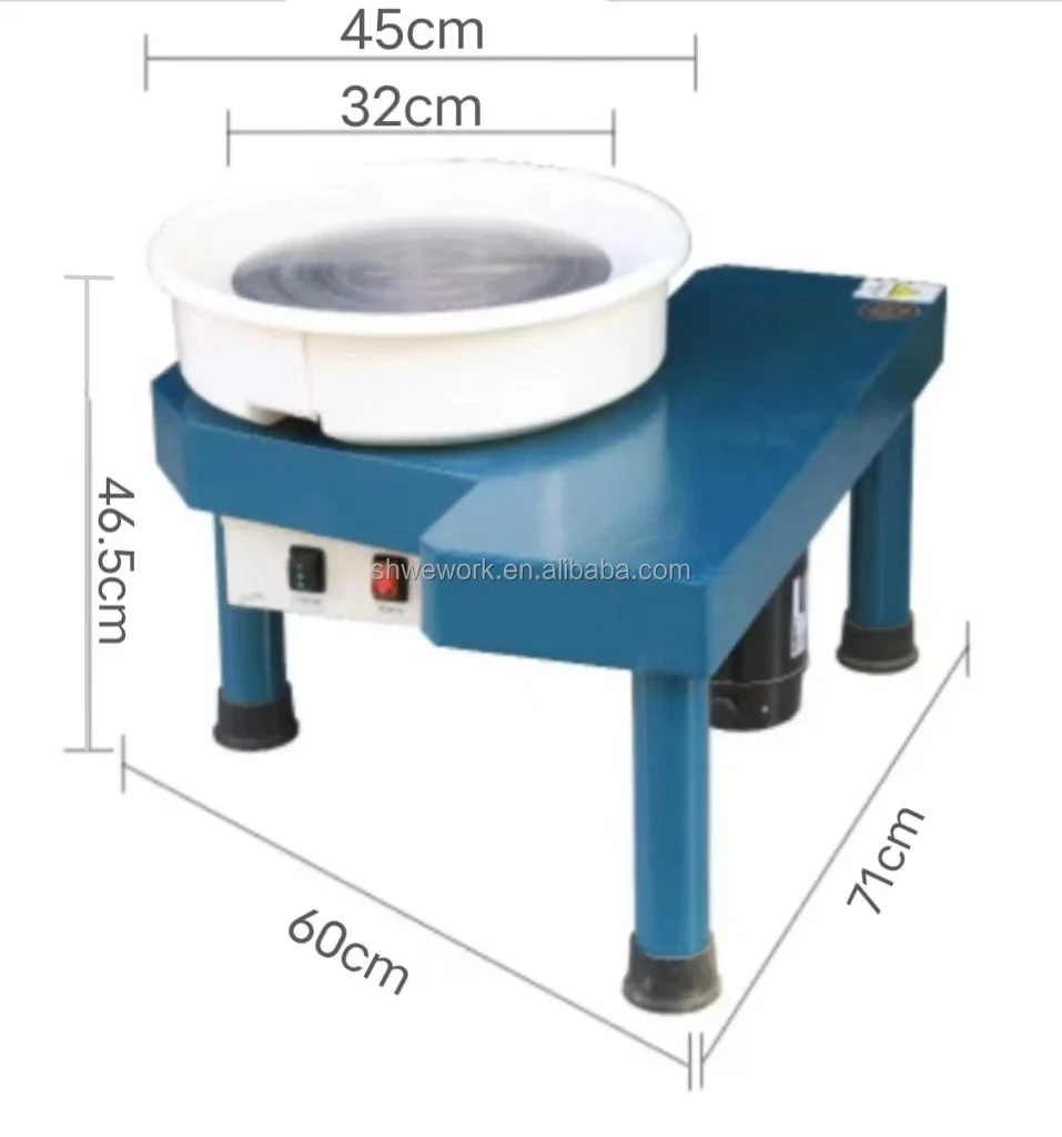 WeWork 750 Вт электрическая керамическая круглая машина для керамики с ножной