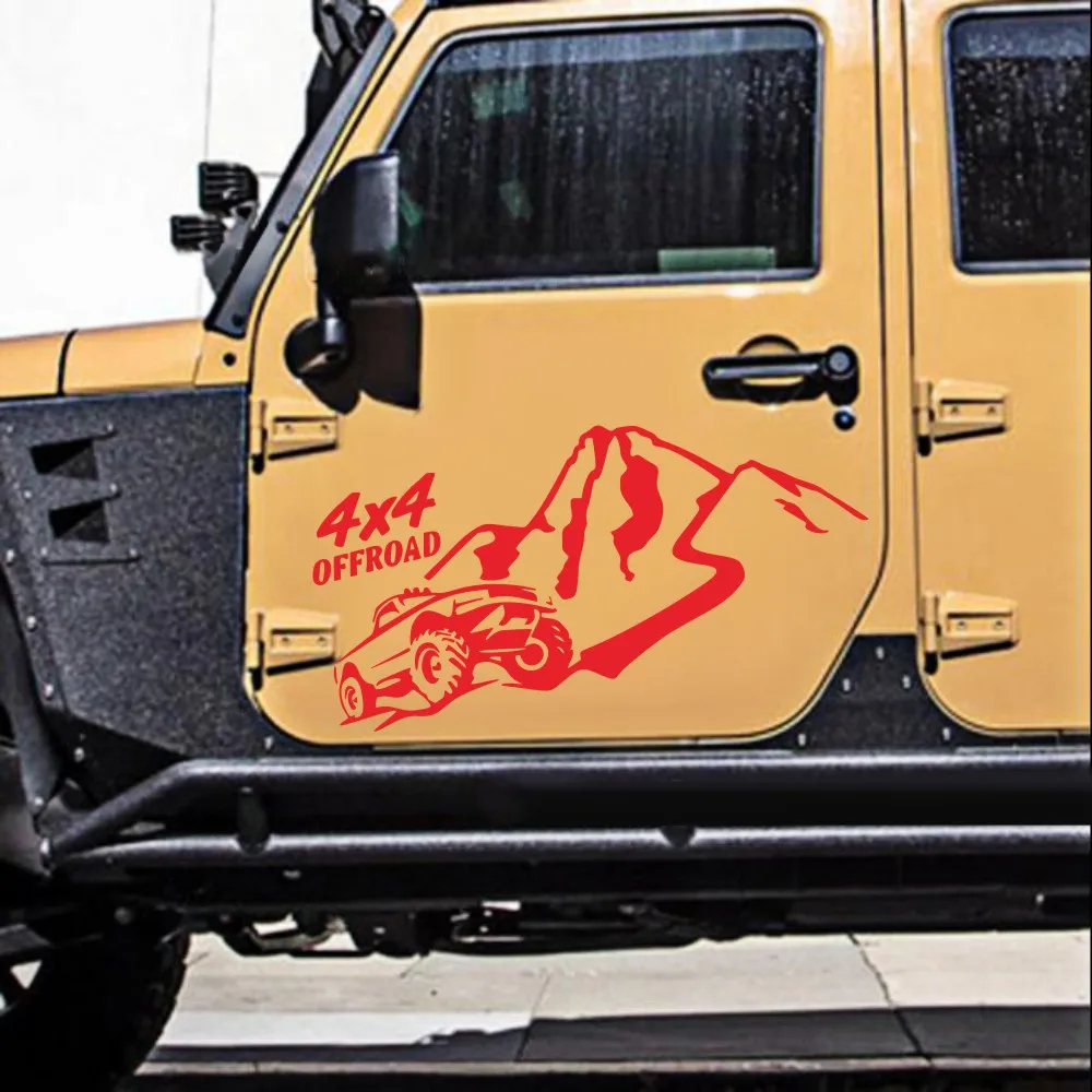 Doordash 1 шт. 4x4 внедорожник автомобиль наклейки открытый холм виниловые спорт 4x 4