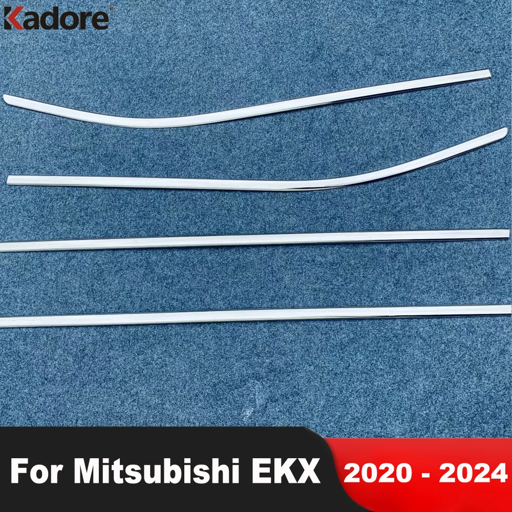 Для Mitsubishi EKX 2020 2021 2022 2023 из нержавеющей стали нижняя оконная рама порог отделка
