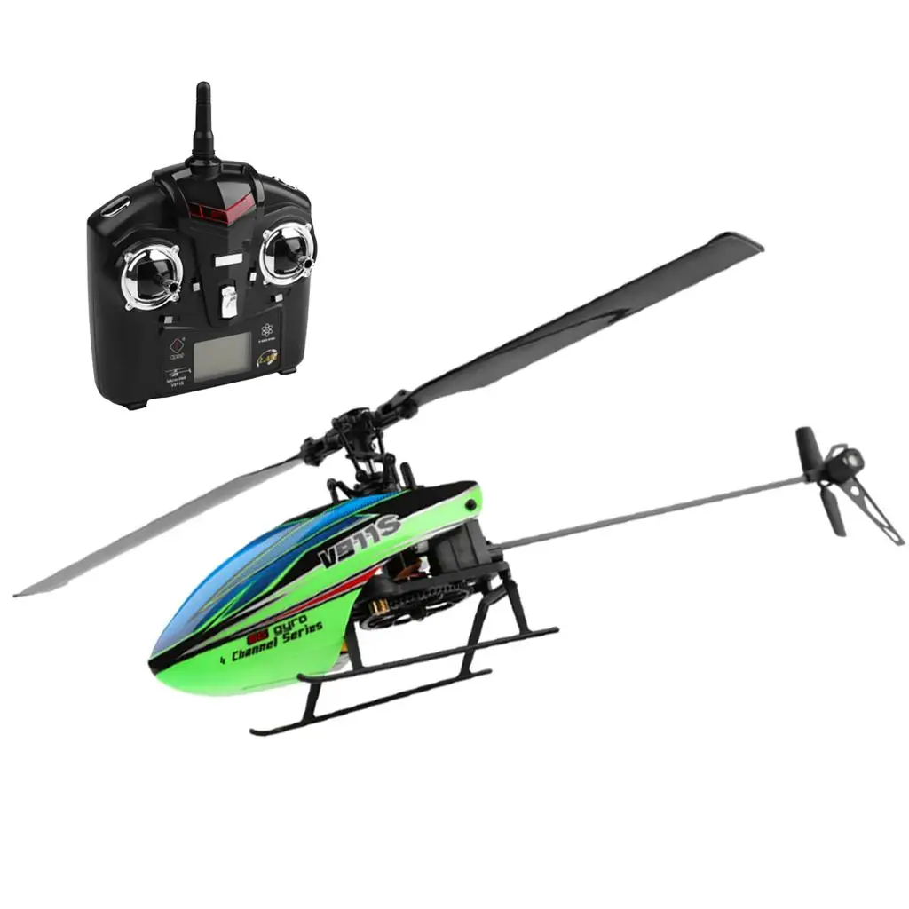 Wltoys V911S самолет четырехсторонний однопропеллерный с дистанционным управлением