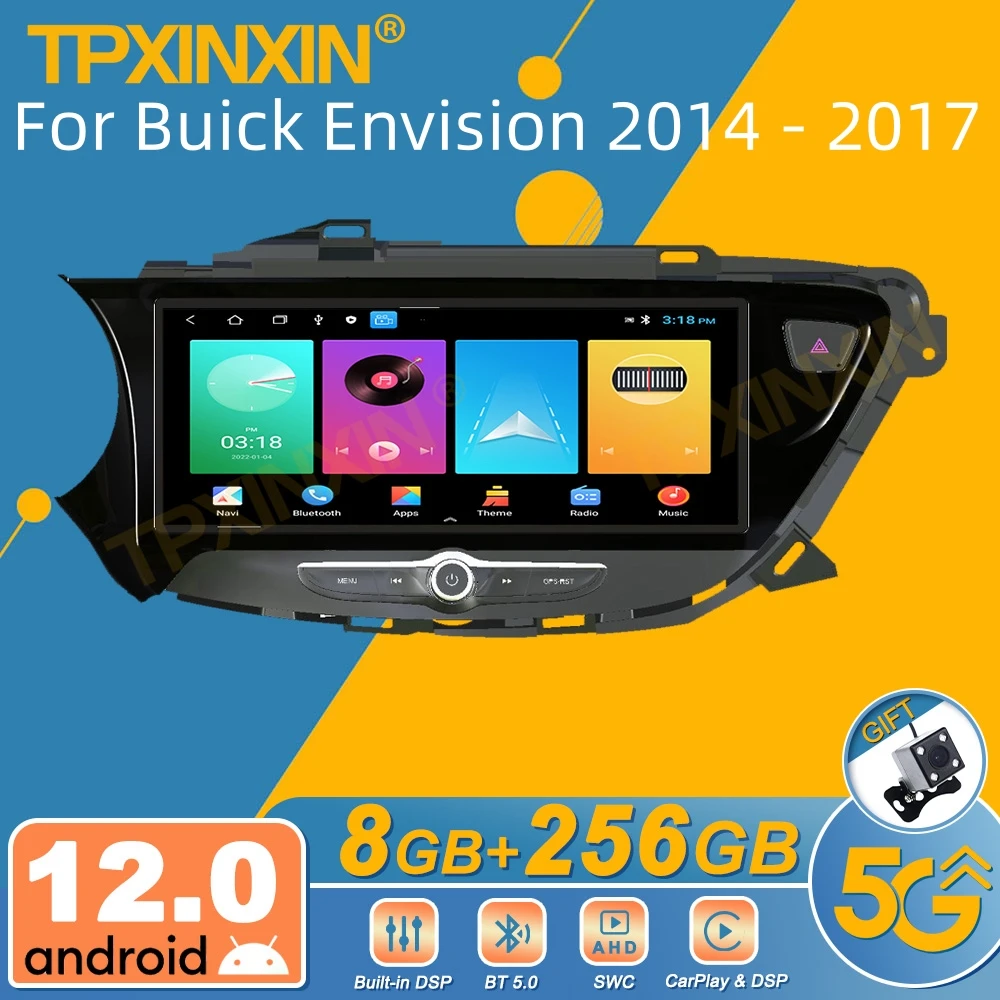 

Автомагнитола для Buick Envision 2014-2017, Android, 2Din, стереоприемник, Авторадио, мультимедийный плеер, GPS-навигация, экран головного устройства