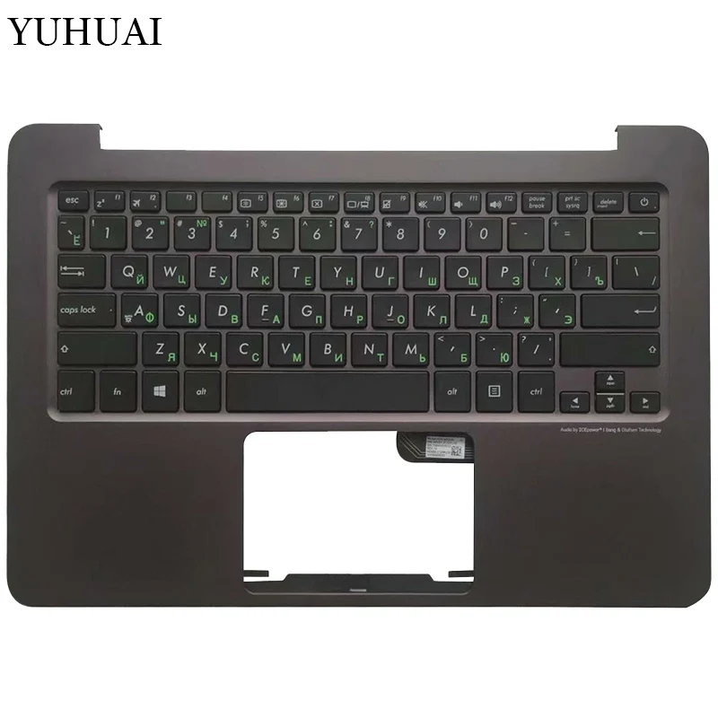 

Русская клавиатура для ноутбука ASUS Zenbook UX305 UX305LA UX305UA UX305CA UX305F, коричневая верхняя крышка с упором для рук