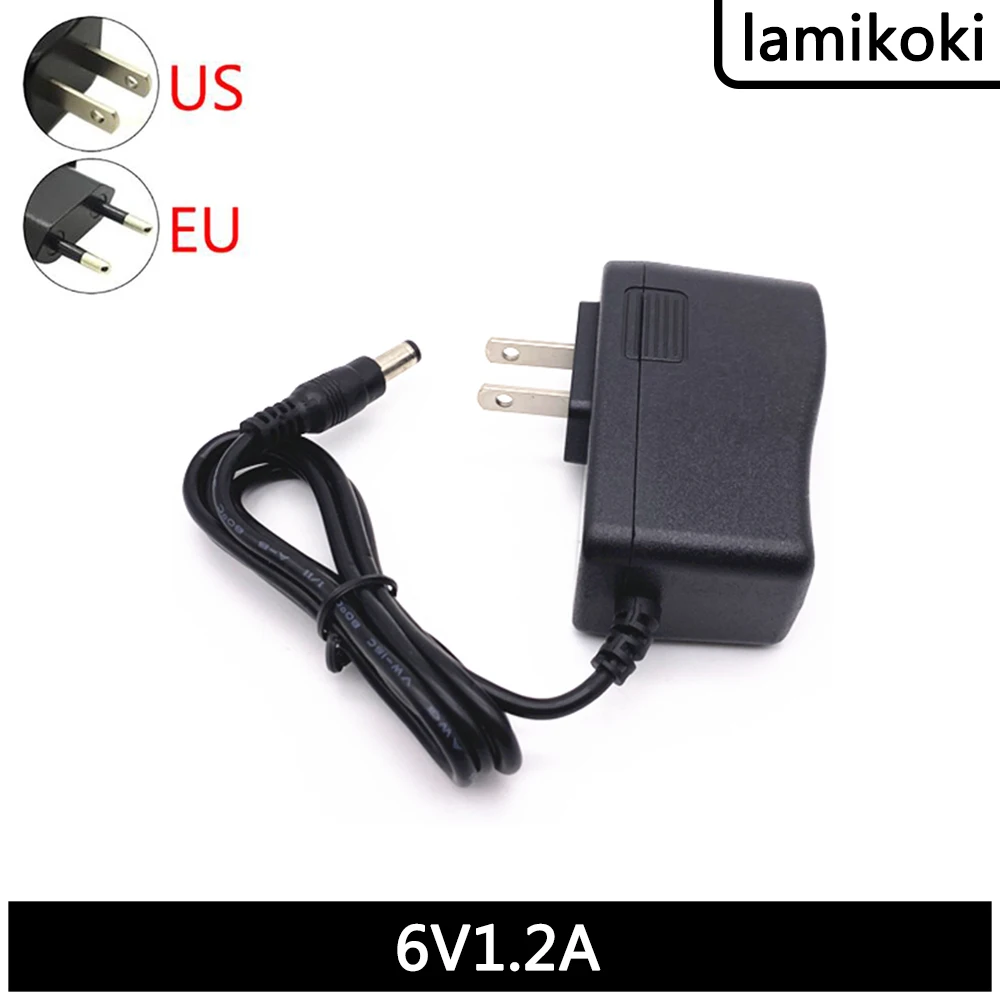 

DC 6V 1.2A 1200mA Power Adapter Switching Power Supply DC Regulated Power Supply Sphygmomanometer Power Cord